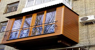 Внешняя отделка балкона Рассказово цена от 1016 руб. м/2.